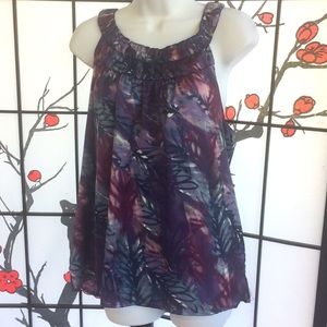 AB Studio Watercolors Sleeveless Blouse
